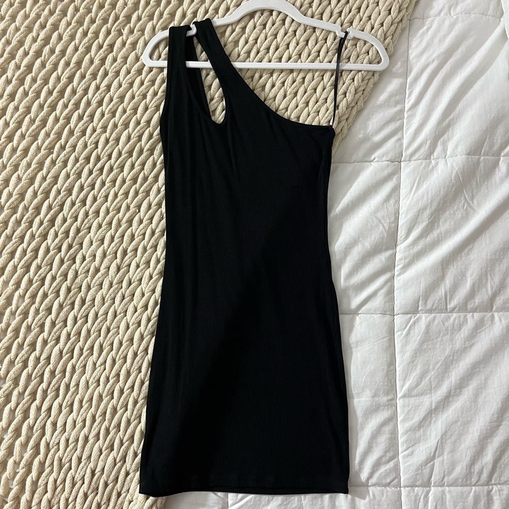 Princess Polly Black Cutout Mini Dress